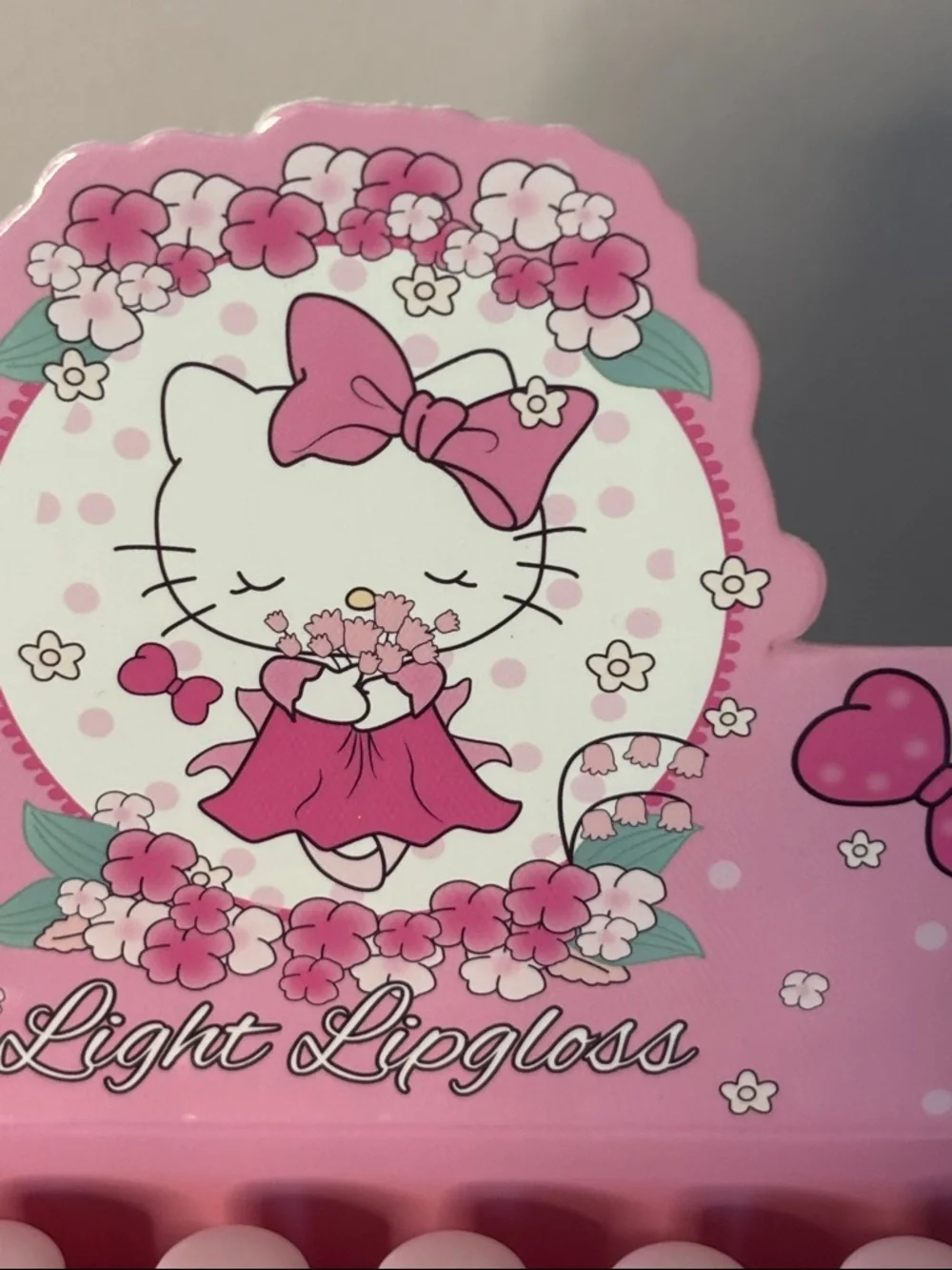 Sanrio Hello Kitty Pink Glitter Lip Gloss -2 each